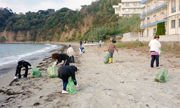 11月の海岸清掃イメージ